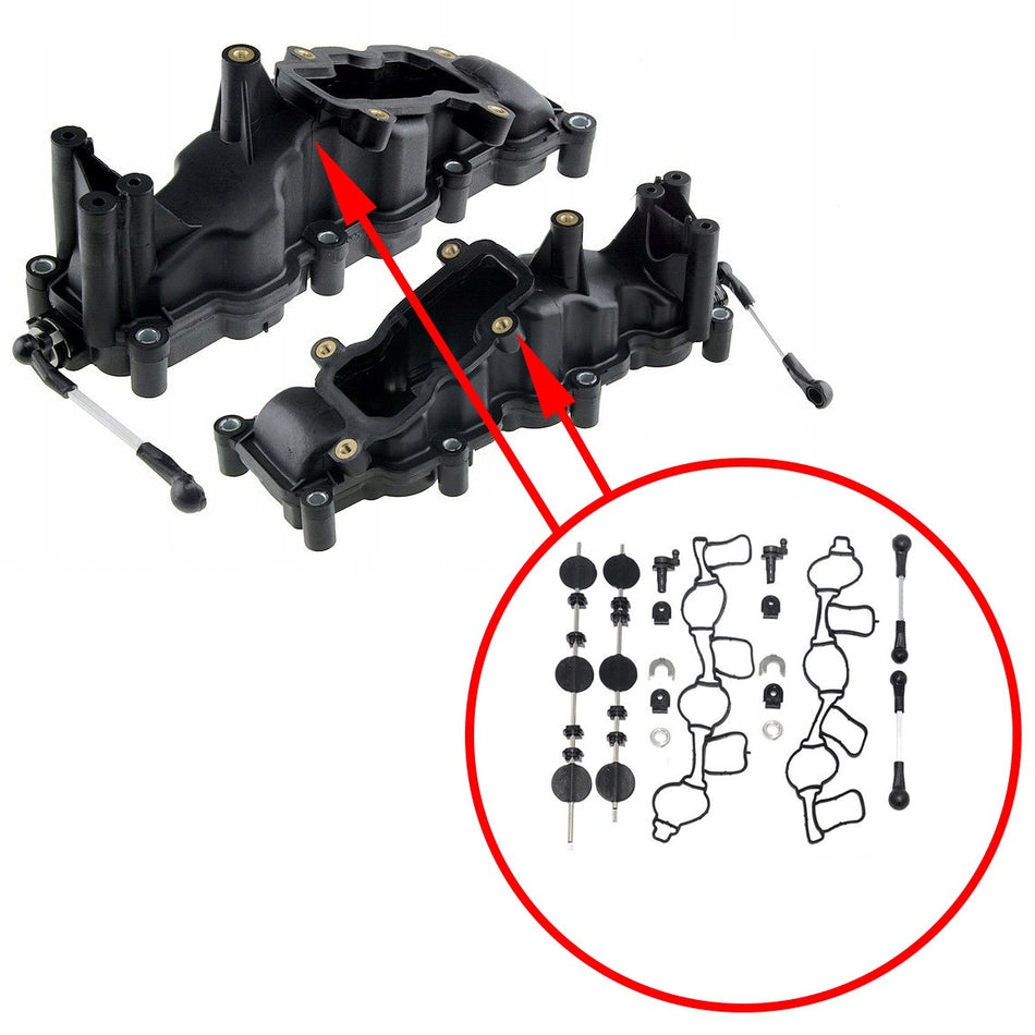Repair kit of air dampers for VAG 2.7 and 3.0 V6 TDI intake manifolds