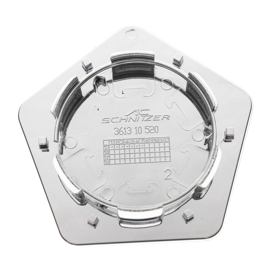 AC SCHNITZER disc Cover for TYPE VIII BiColor silver 361310520