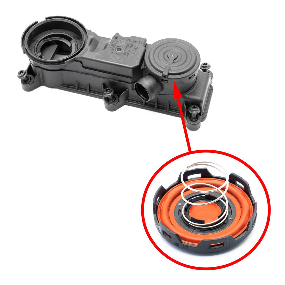 Diafragma separador de aceite Audi y VW 3.0 TFSI 06M103515H y 06M103515F