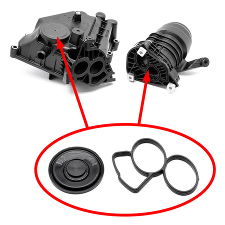 Oil filter housing repair kit Volvo 2.0D, 2.4D, 2.5D 30757730 1