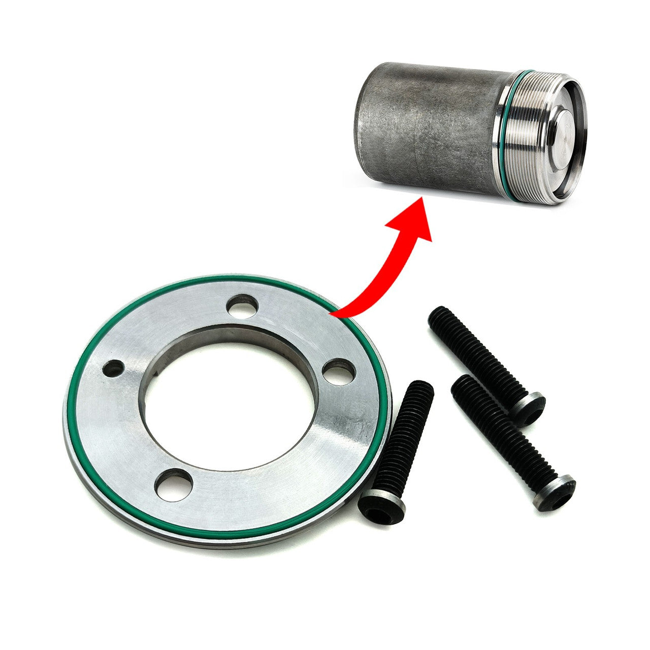 Aluminum Spacer for DSG 7 / 0AM / DQ200 Gearbox Housing VW / Audi / Seat / Skoda 3