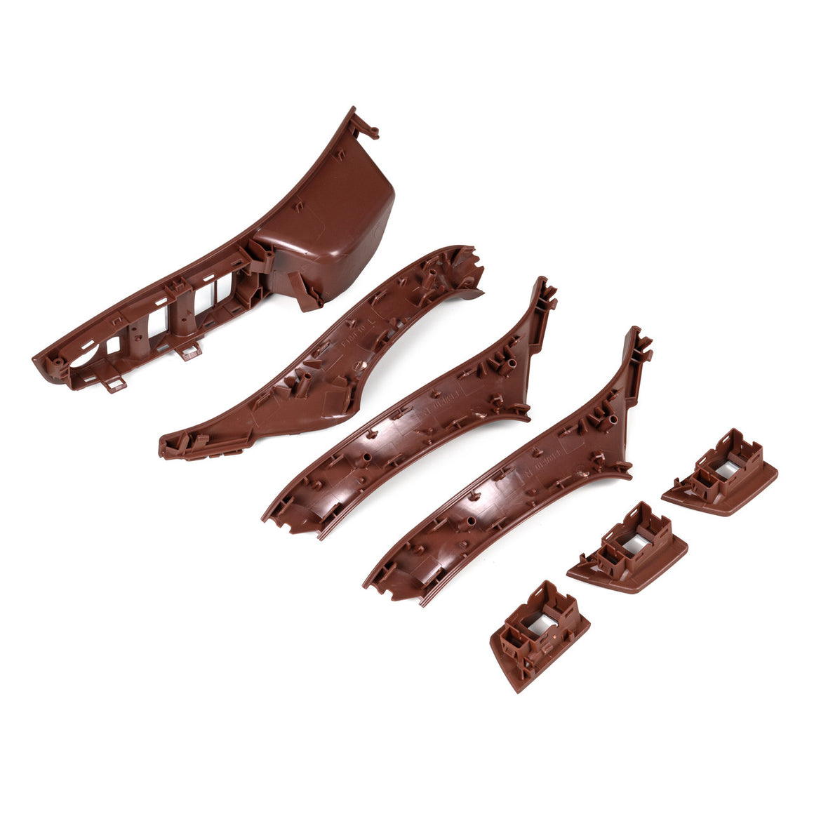 Interior Door Handle Trim Cover Set – BMW 5 Series F10 / F11 | Brown Zimtbraun | OEM 51417261929 2