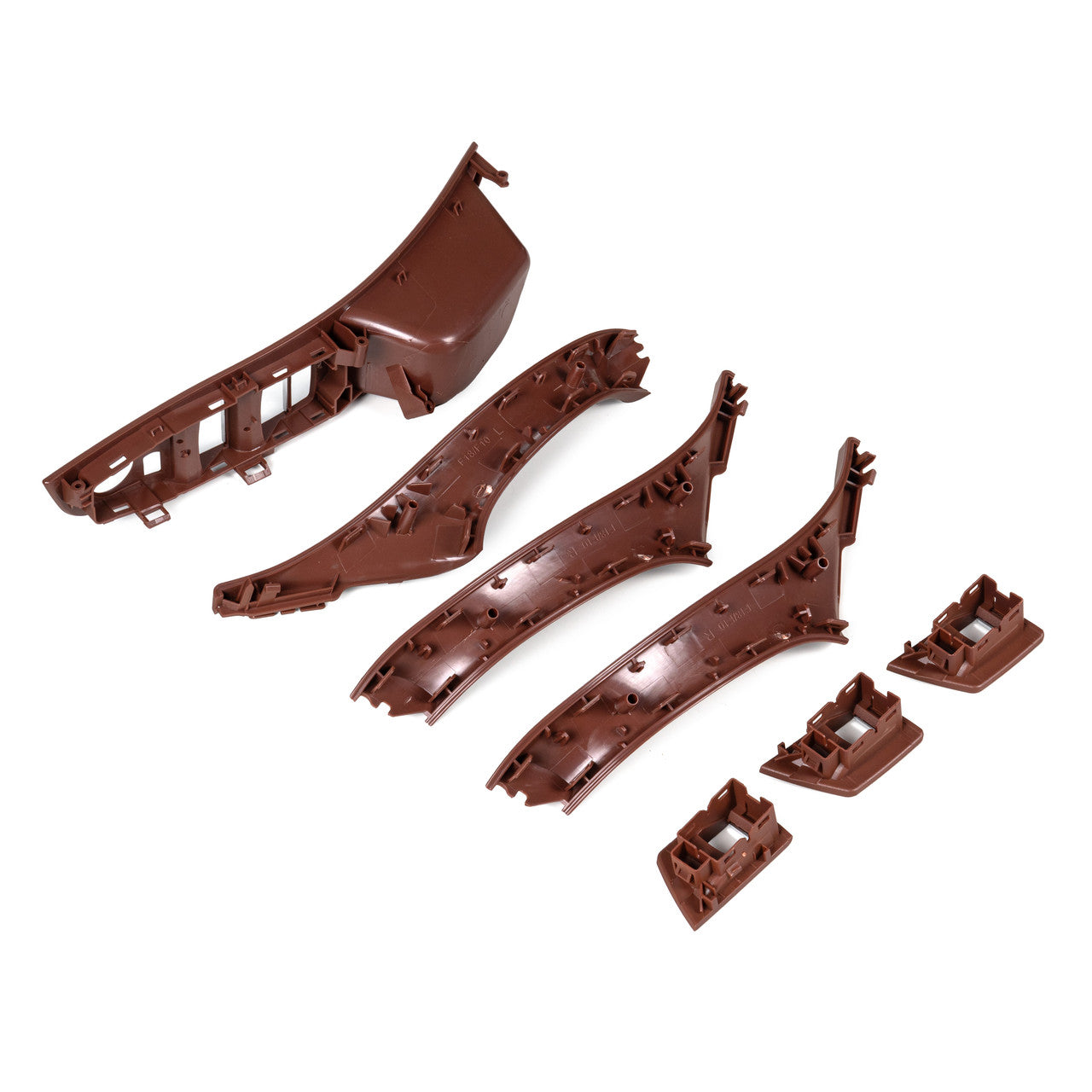 Interior Door Handle Trim Cover Set – BMW 5 Series F10 / F11 | Brown Zimtbraun | OEM 51417261929 2