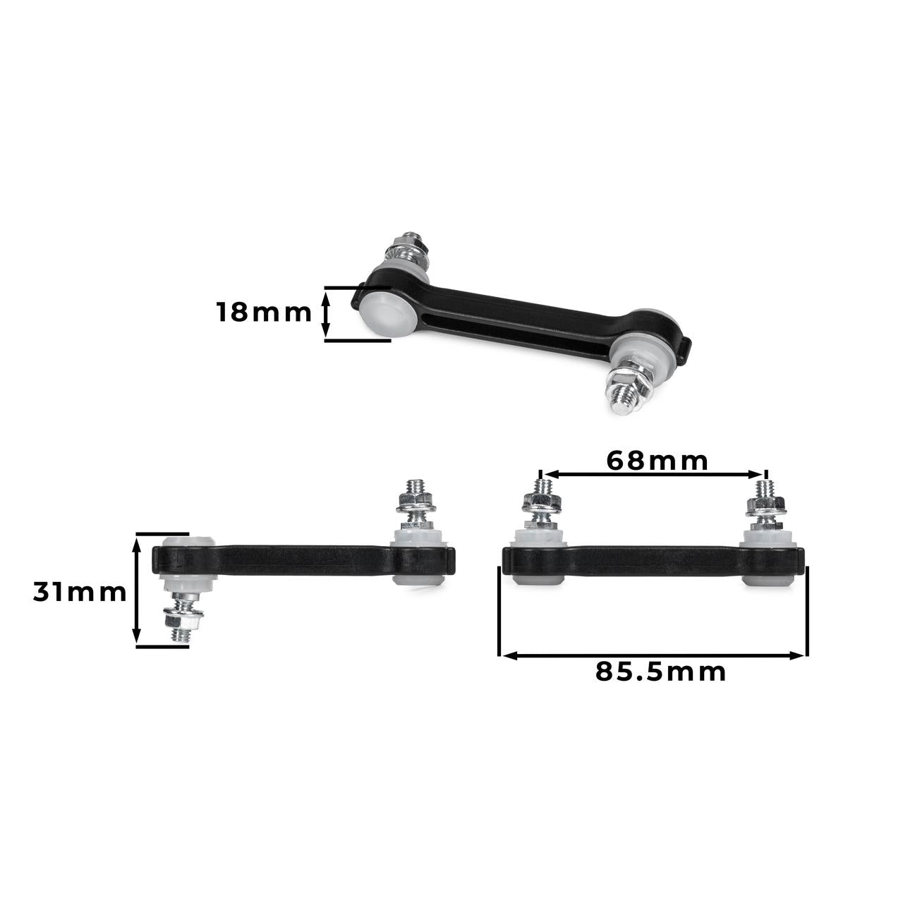 Rear Body Level Sensor Rod VW Touareg / Audi Q7 / Porsche Cayenne 95533107700 3