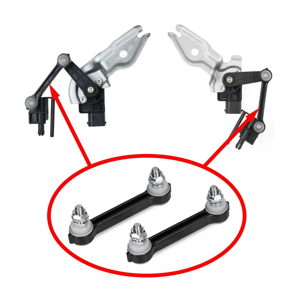 Front Body Level Sensor Rod Kit Set of 2 VW Touareg / Audi Q7 / Porsche Cayenne 7L0616214 1