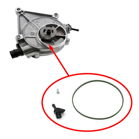 Vacuum Pump Valve with Gasket BMW N20 F20 / F30 / F10 / X1 E84 / X3 F25 / X4 F26 / Z4 E89 11667640279 1