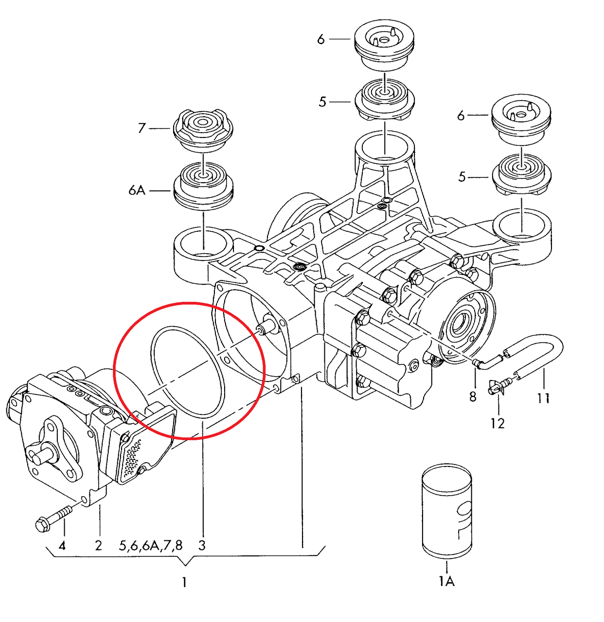 Haldex Gen 4 AWD Coupling Oil Drain Plug Gasket – Audi VW Volvo Land Rover Ford | OEM N90443301 3