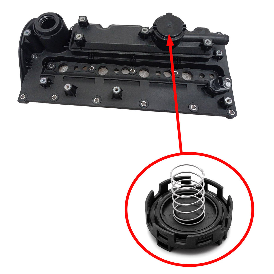 Valve Cover Repair Kit – Hyundai Kia 2.2L CRDI D4HE Tucson Santa Fe Sorento Sportage | OEM 224102R000 1