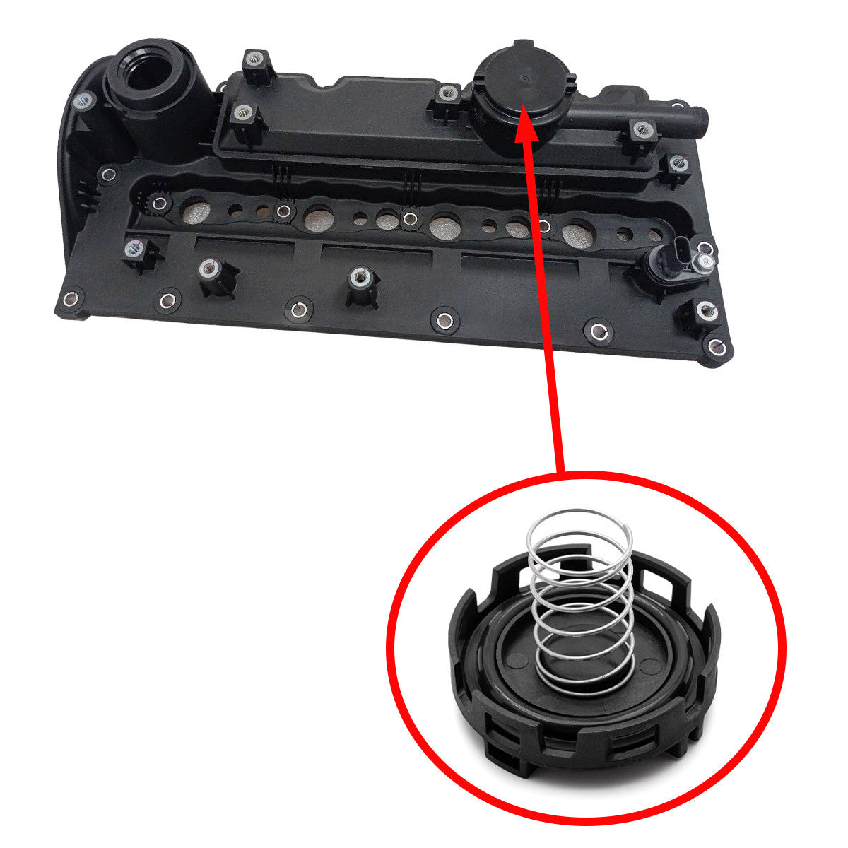Valve Cover Repair Kit – Hyundai Kia 2.2L CRDI D4HE Tucson Santa Fe Sorento Sportage | OEM 224102R000 1