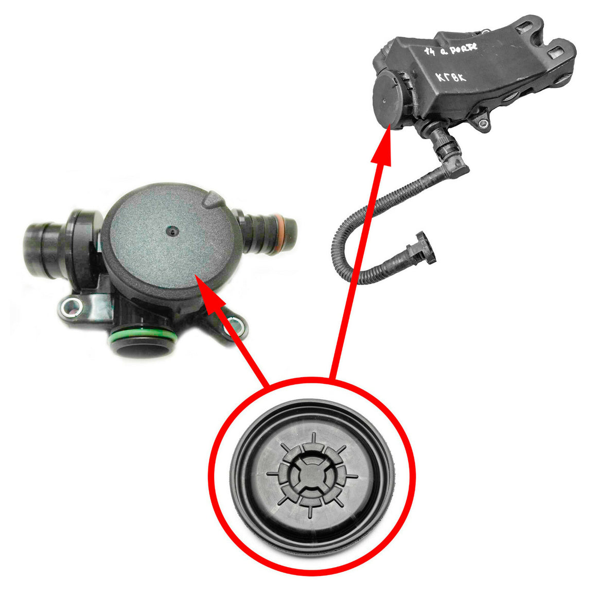 Oil Separator Diaphragm – Maserati Ghibli Levante Quattroporte 293162 299742 1
