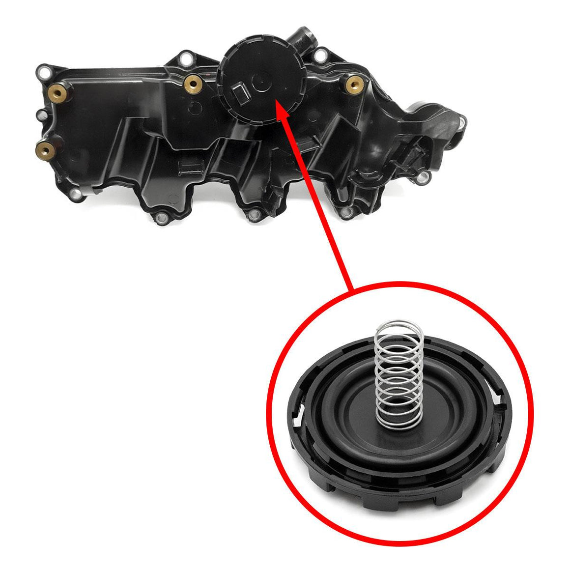 Kit de Reparación PCV de Tapa de Válvulas — Renault Nissan 1.5 dCi K9K | 118302055R 1
