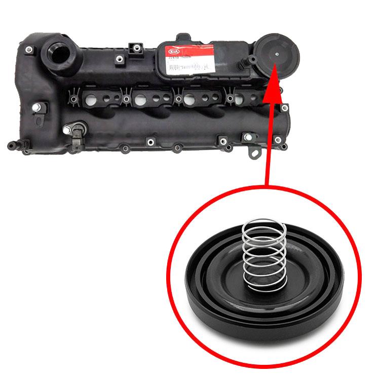 Kit reparación tapa válvulas Hyundai/Kia 2.0 2.2 CRDI 224102F000, 224102F001, 224102F900 1