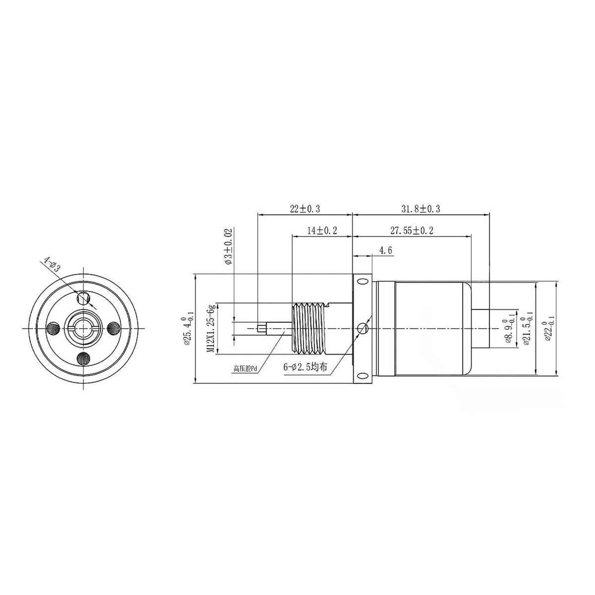 Válvula mecánica para compresor de A/C Sanden SD7V16 SD7V12 SD6V12 4