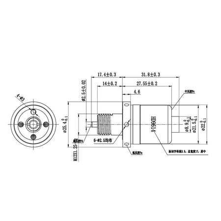 Válvula mecánica para compresor de A/C Sanden SD7V16 SD7V12 Ford Peugeot Renault Volkswagen 4