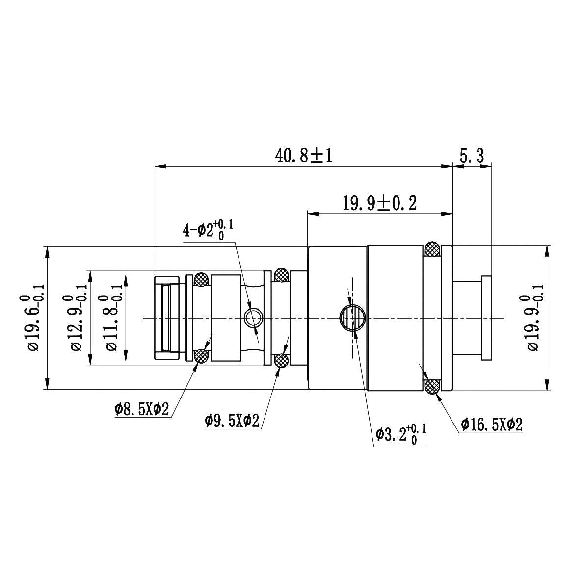 Válvula mecánica para compresor de A/C Denso 5SL12 5SA12 5SA09 6SB16 7SBU16 4