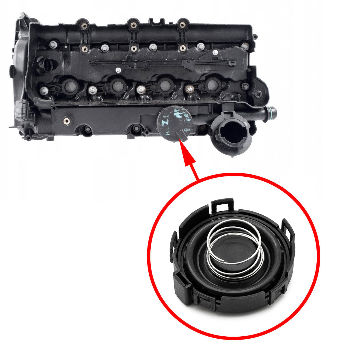 Crankcase Ventilation Valve for BMW N47, M57N2 USA, M57Y 11128508570 1