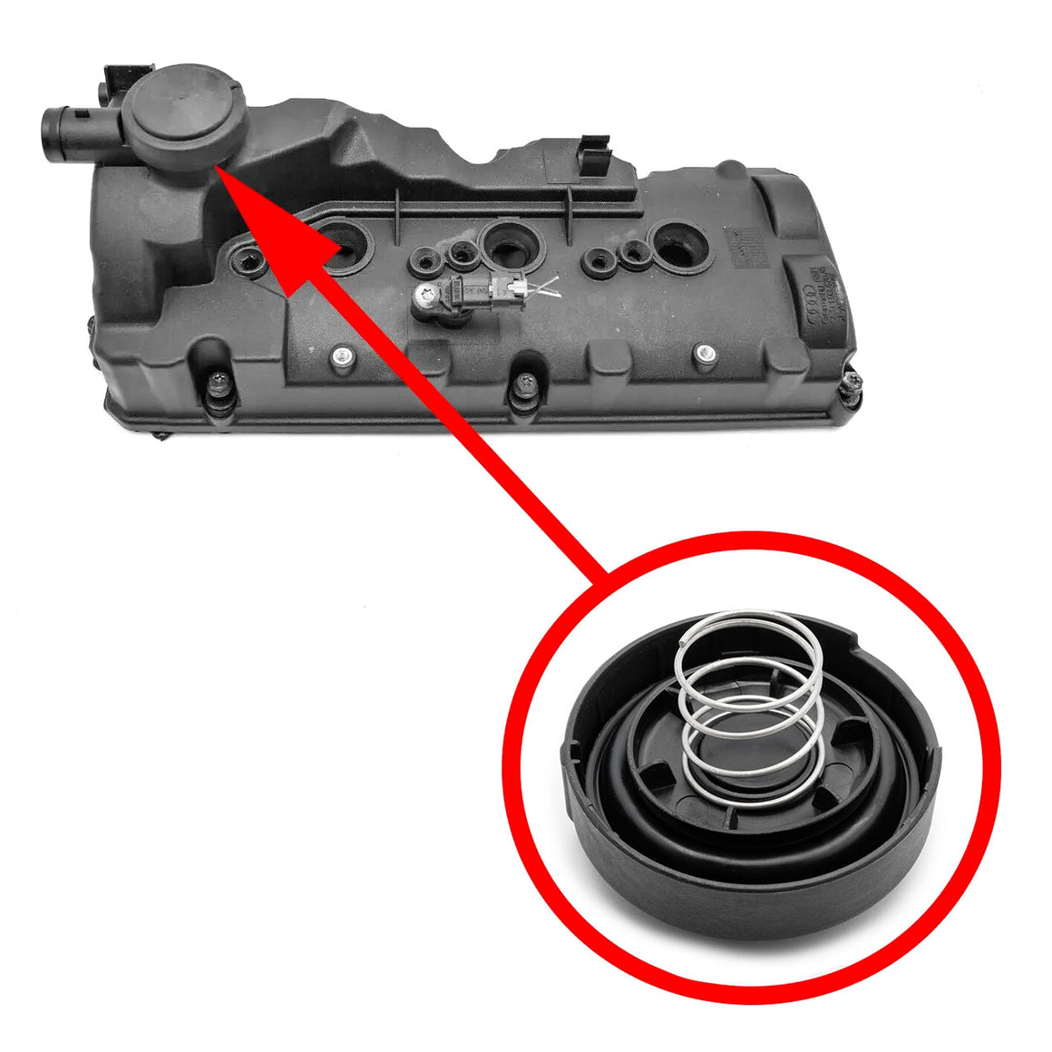 Valve cover repair kit VAG 3.0 TDI 059103470AS, 059103470AL 1