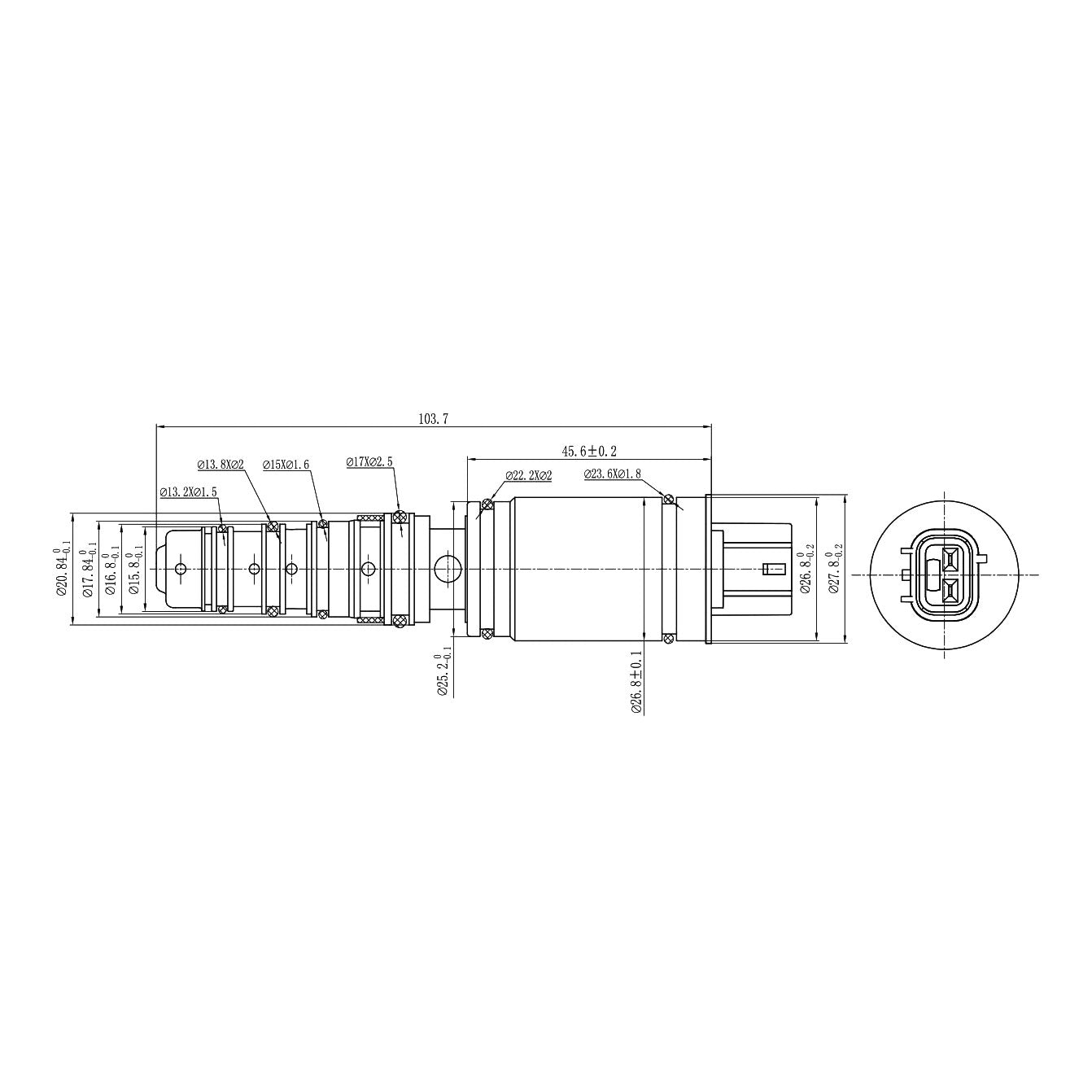 A/C Compressor Control Valve – Toyota Denso 7SES17C / 7SAS17A / 6SES14C | OEM CG447250-0350 4