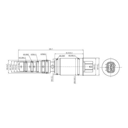 A/C Compressor Control Valve – Toyota Denso 7SES17C / 7SAS17A / 6SES14C | OEM CG447250-0350 4