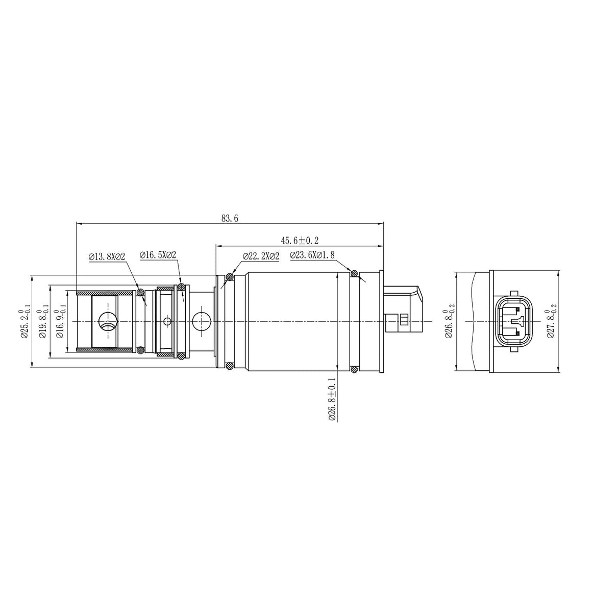 A/C Compressor Control Valve with Diode – Mercedes 7SEU17C / 6SEU16 | OEM A0022305311 4