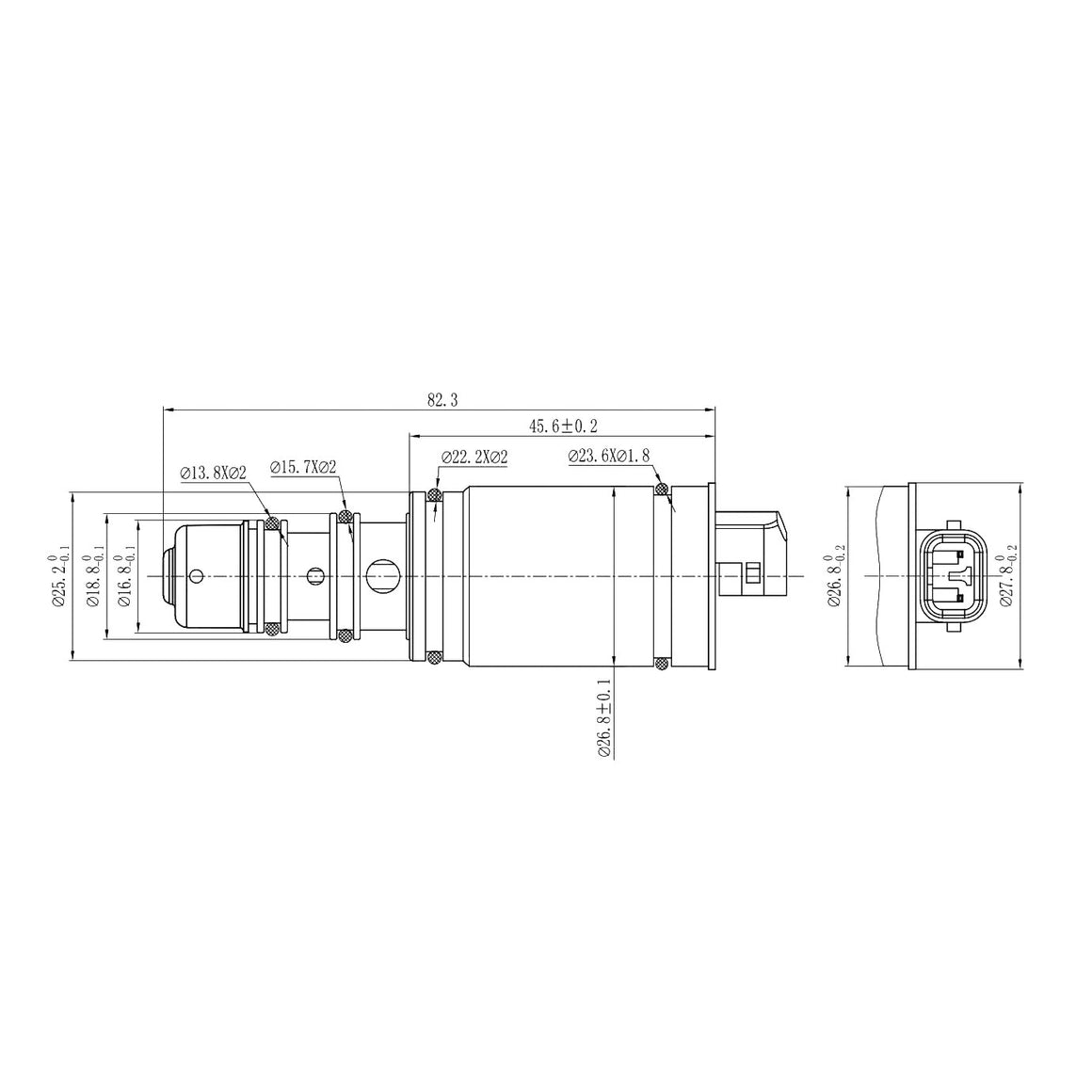 A/C Compressor Control Valve – Denso 7SEU16C / 6SEU16C | VW MK5 / MK6 4