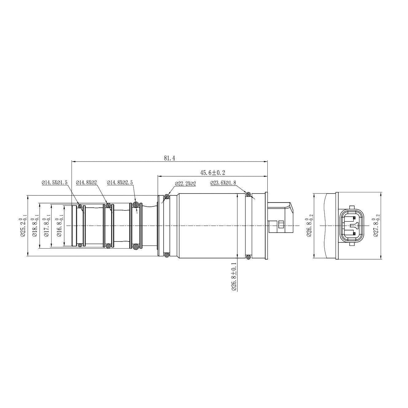 A/C Compressor Control Valve – Denso 5SE09C / 5SE12C / 5TSE10C | Toyota | 90-Degree Connector 4