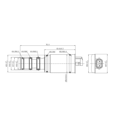 A/C Compressor Control Valve – Denso 5SE09C / 5SE12C / 5TSE10C | Toyota | 90-Degree Connector 4