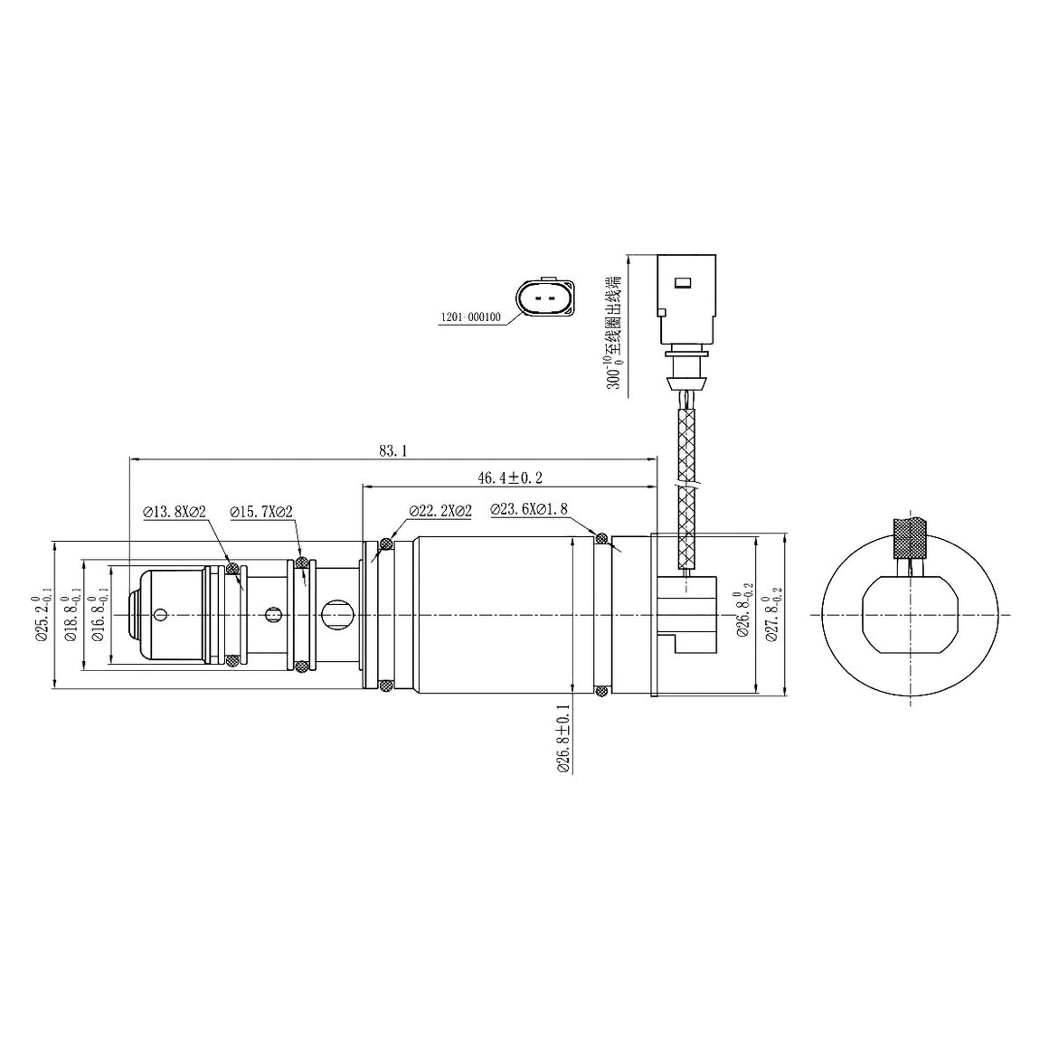 A/C Compressor Control Valve – Denso 7SEU16C / 6SEU16C / 7SEU17C | Audi | OEM 8E0260805BA 4