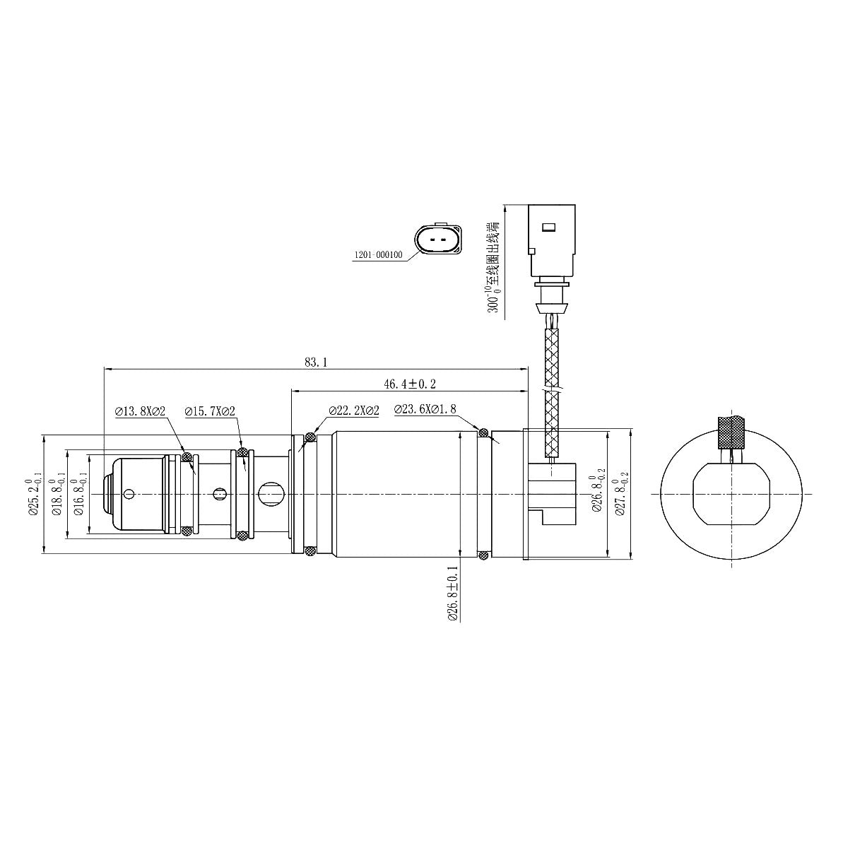 A/C Compressor Control Valve – Denso 7SEU16C / 6SEU16C / 7SEU17C | Audi | OEM 8E0260805BA 4
