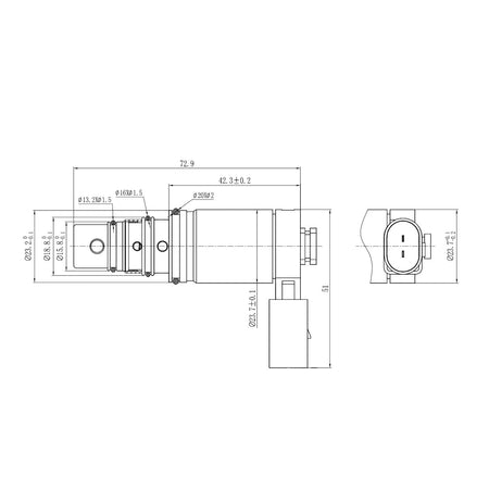 A/C Compressor Control Valve – Sanden PXE16 / PXE14 | VW MK5 / MK6 4