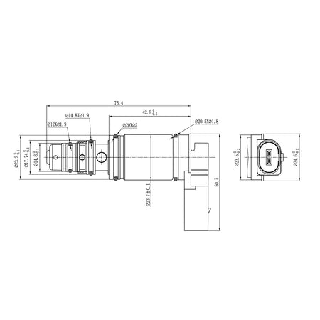 A/C Compressor Control Valve – Denso 6SES14C / 7SE / 6SE / 5SE | VAG | OEM 4M0820803 4
