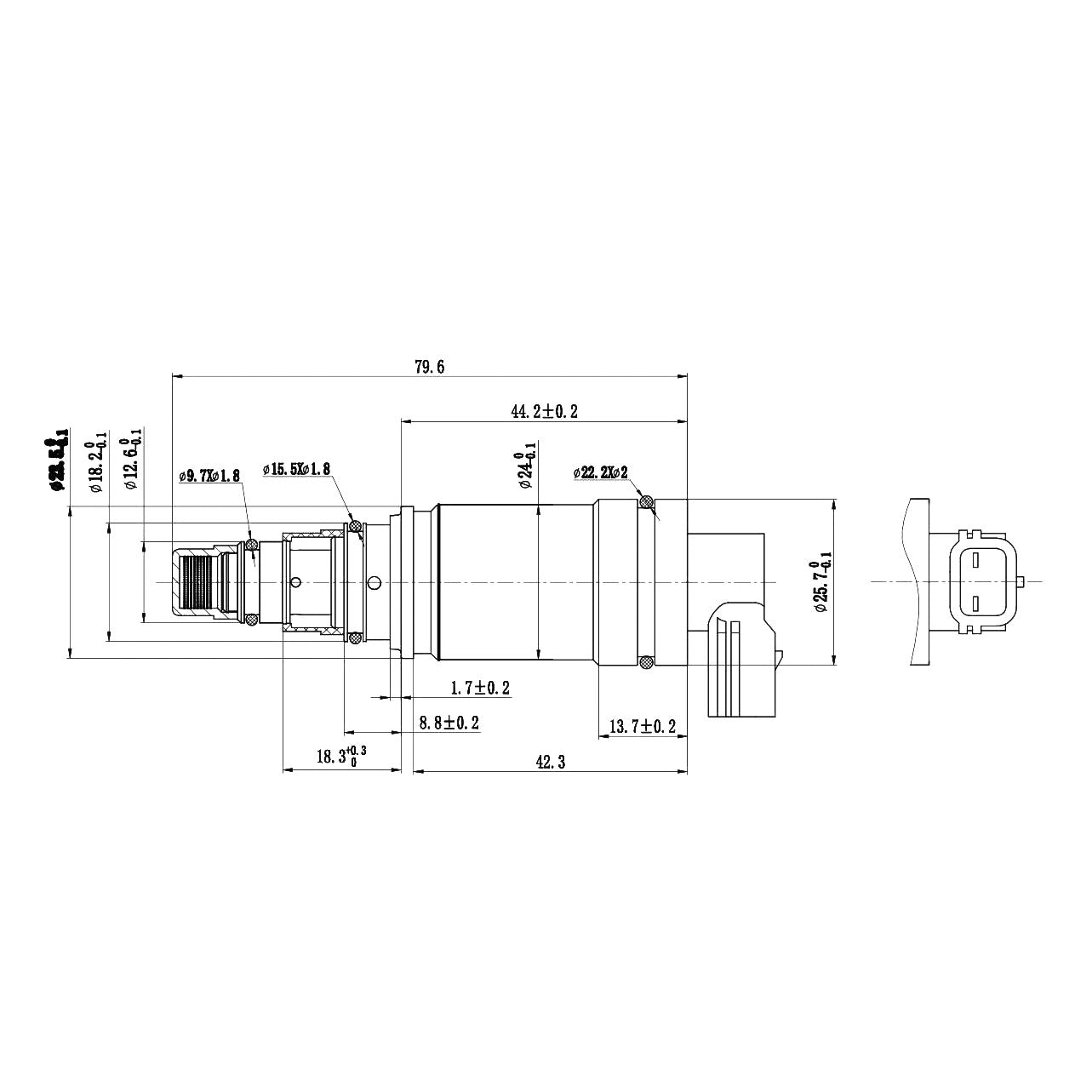 A/C Compressor Control Valve – Calsonic CSE613 / CSE613C / CSE617 / CSE717 4