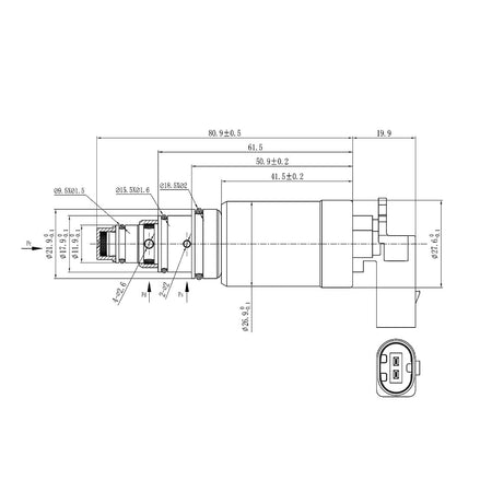A/C Compressor Control Valve – Zexel DCW17E / DCS17E | VW MK5 / MK6 / Passat B6 | OEM 1K0820803N 4