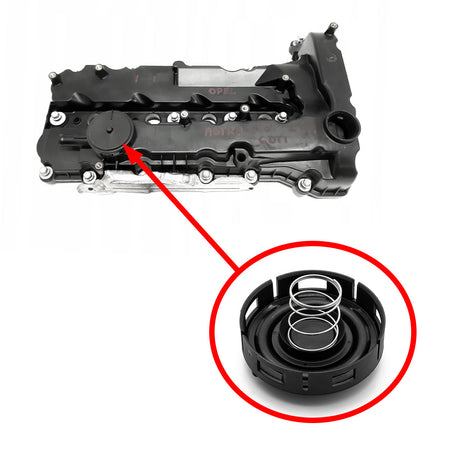 Kit de reparación de ventilación del cárter PCV – Opel / Vauxhall 1.6 / 2.0 CDTI | Diafragma de 56 mm | EK 50001226 1