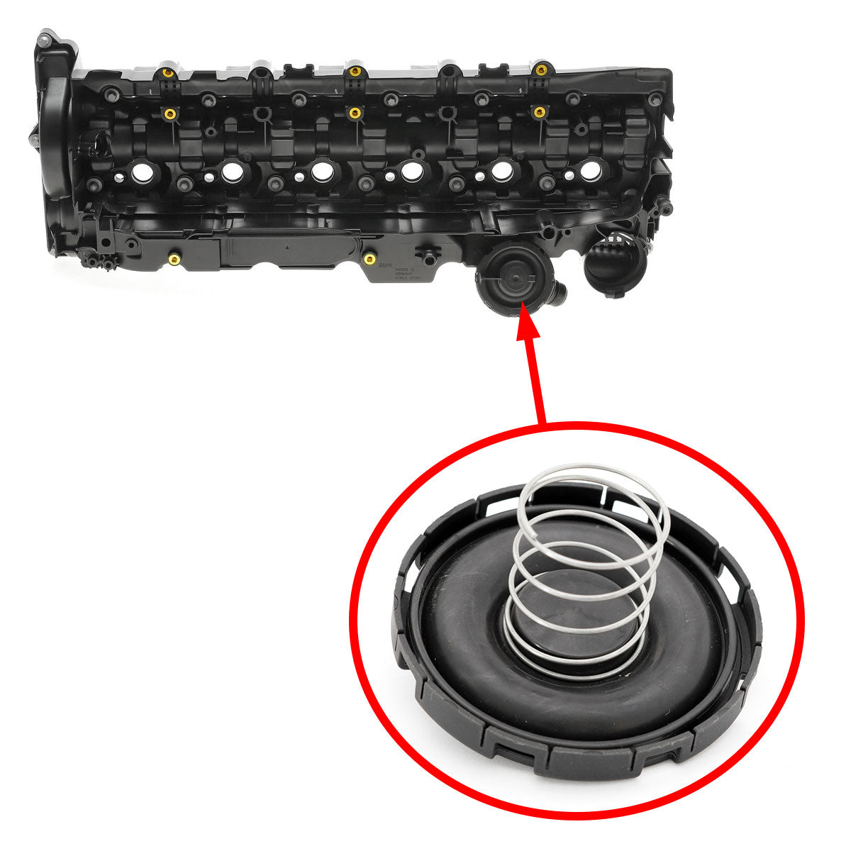 Válvula de ventilación del cárter para BMW N57, N57N, N57T, N57S, N57X 11127823181 1