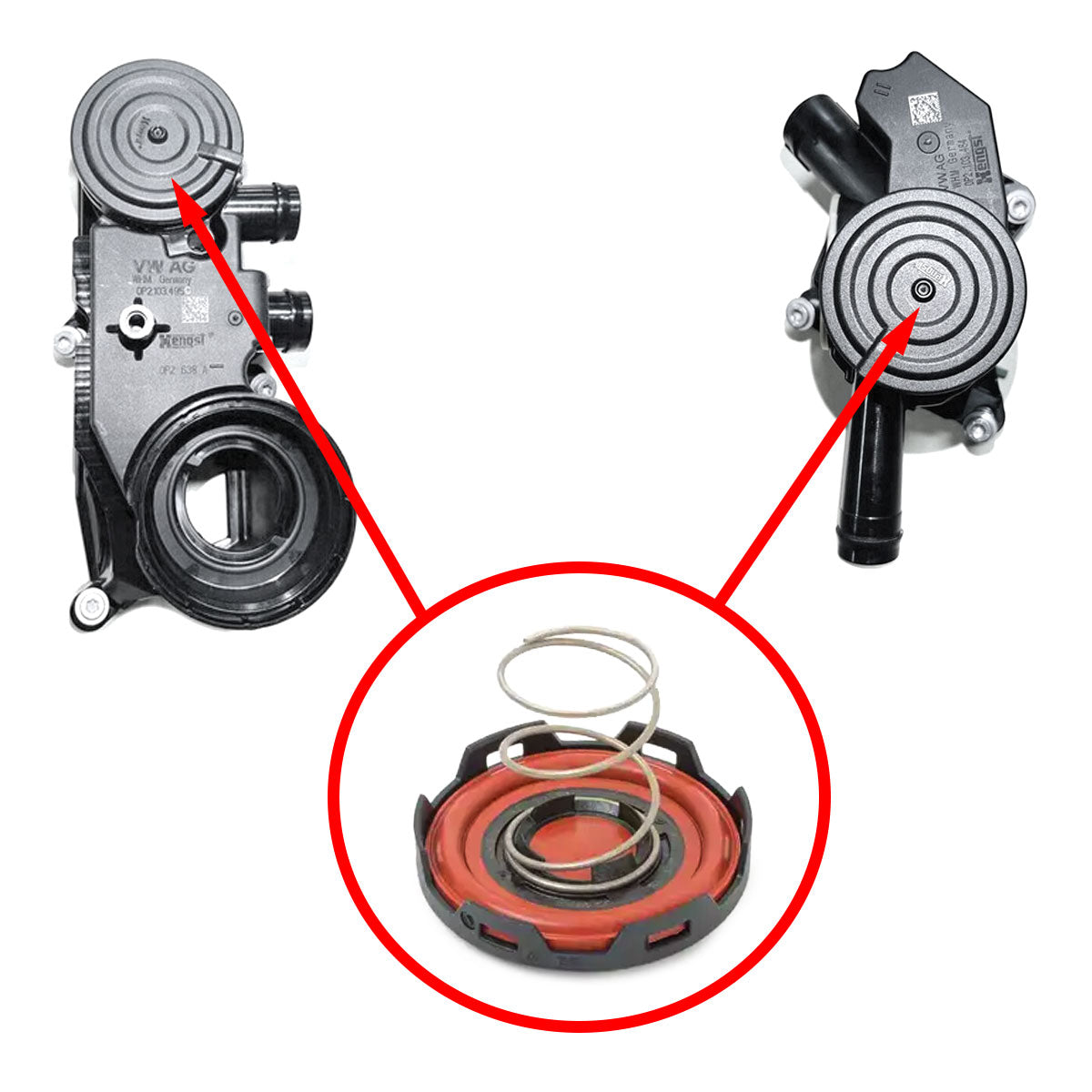 Oil Separator Membrane Audi and Porsche 4.0T PAB103495 1