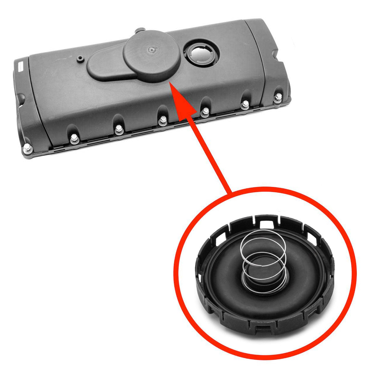 Repair kit for small valve cover diaphragm Volkswagen 2.5 TDI 070103469B (070103503E, 07Z103503H) 1