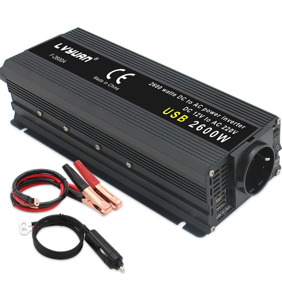 Inverter (voltage converter) Lvyuan 2600W/12V/220V