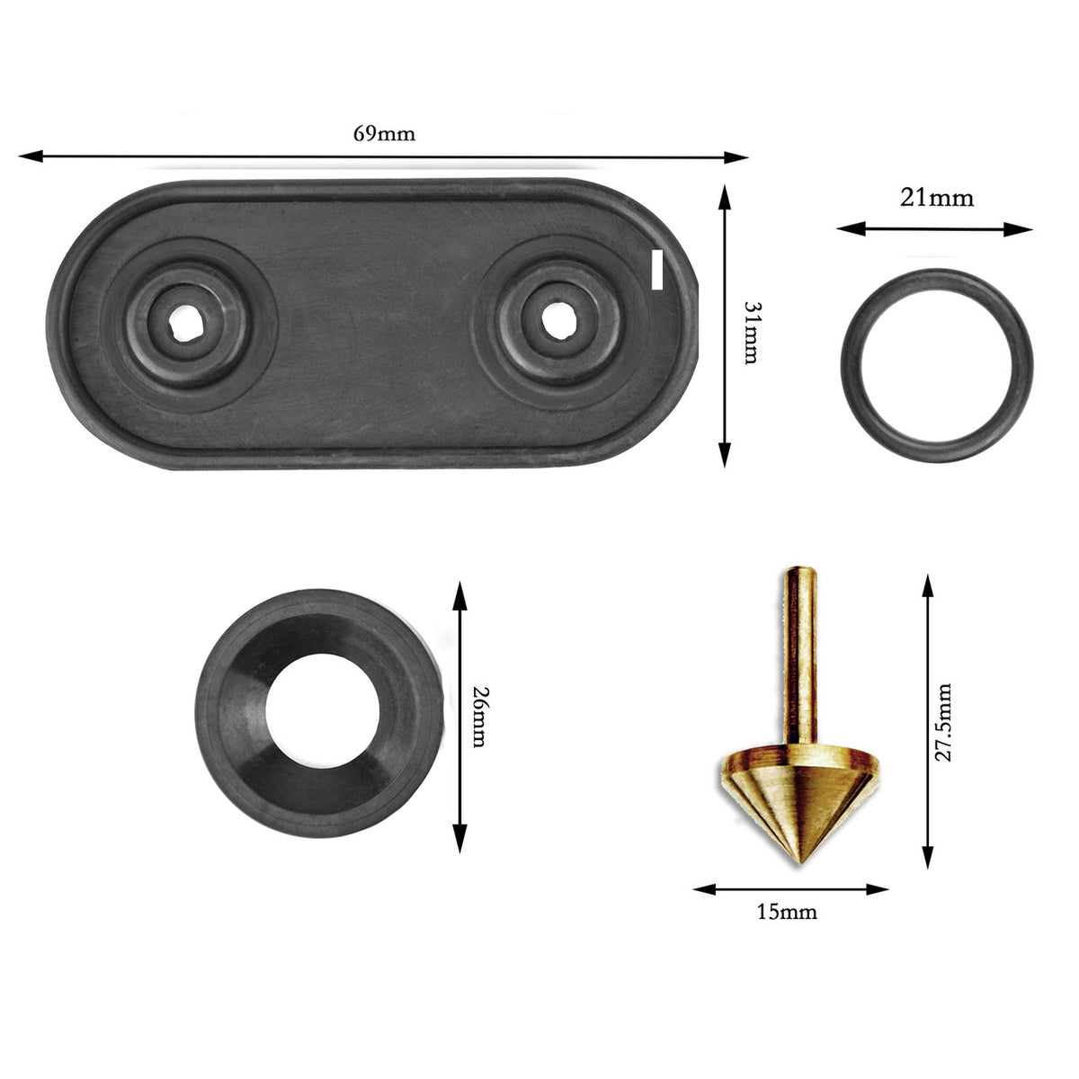 Kit completo de reparación de la válvula de calefacción – Mercedes-Benz SL-Class R129 / E-Class W124 | 0008306584 4