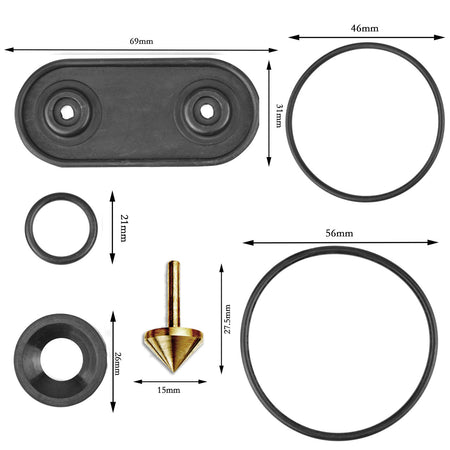 Kit completo de reparación de la válvula de calefacción – Mercedes-Benz S-Class W140 / C140 | 0018301484 4