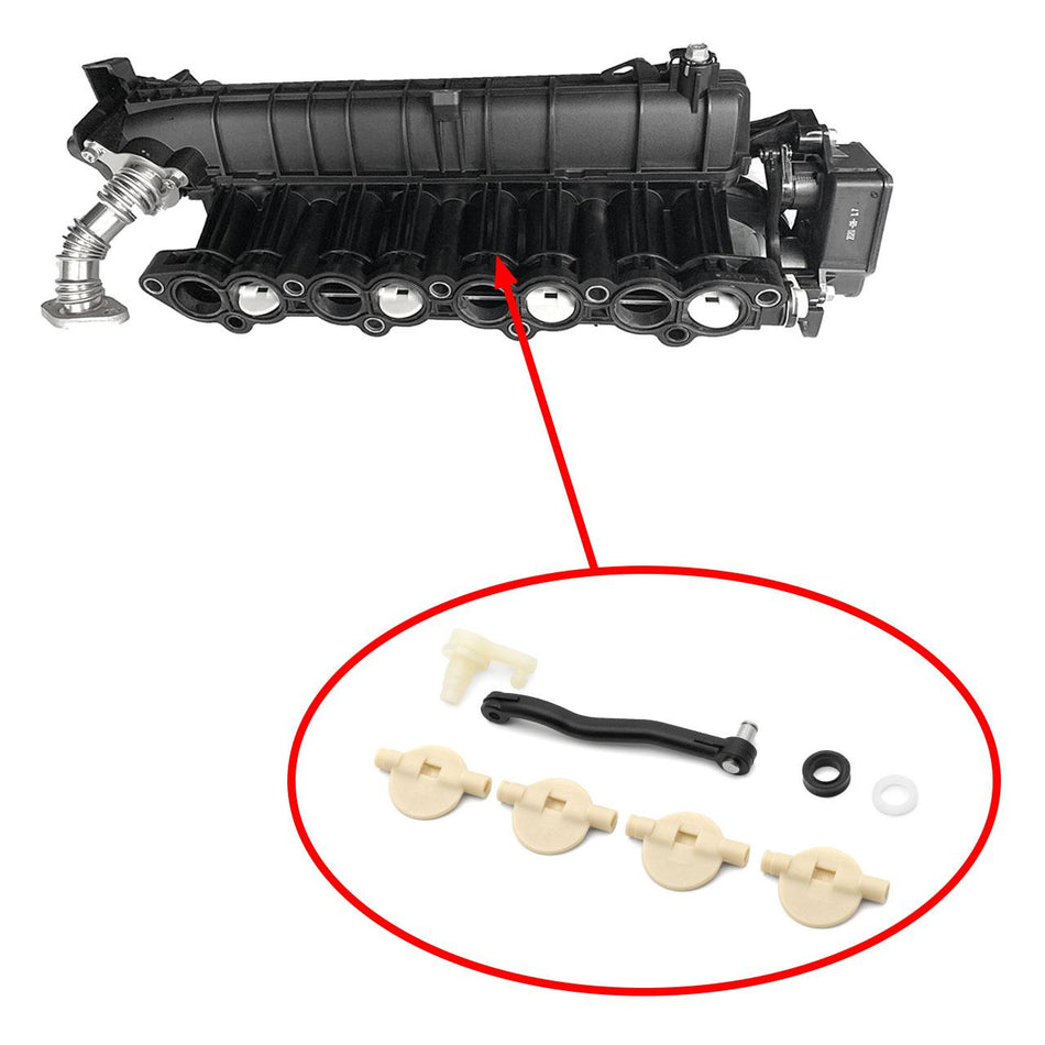 Full Intake Manifold Swirl Flap Repair Kit – Hyundai / Kia 1.6 CRDi / 1.7 CRDi | 283102A690