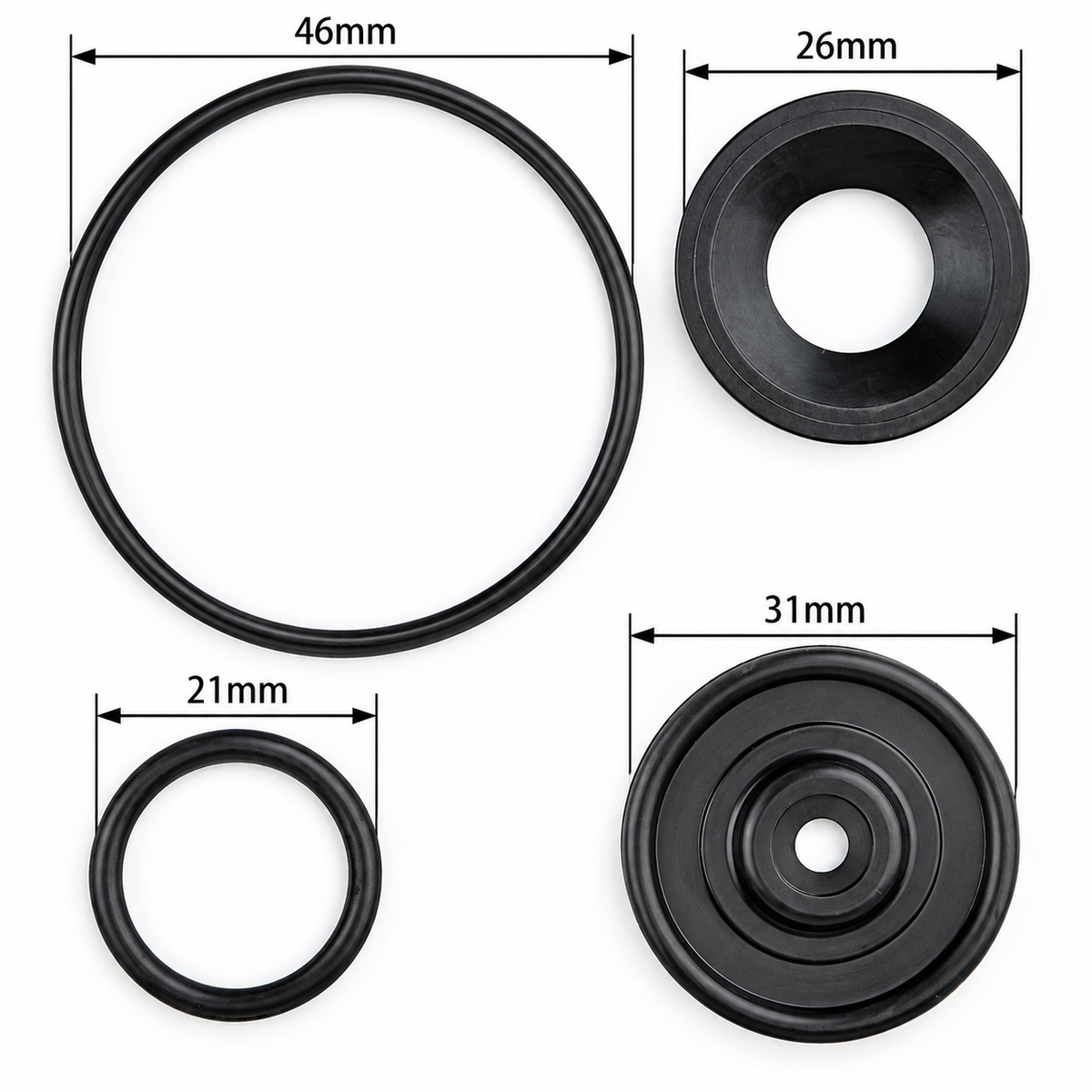 Kit completo de reparación de la válvula de calefacción – BMW E36 / E46 / E60 / E61 / E63 / E53 / E39 / E52 / E83 / E90 / E70 / E71 / Z3 | 64118369805 4