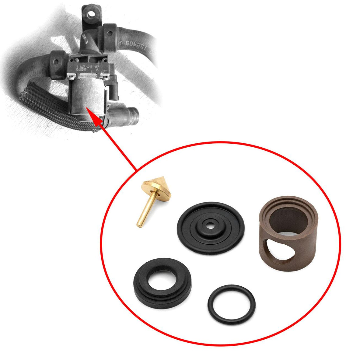 Kit completo de reparación de la válvula de calefacción – Infiniti QX56 / Nissan Armada / Volvo FH | 924007S020 1