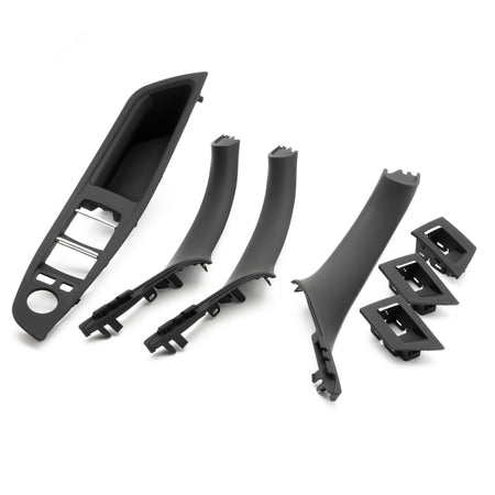 A set of interior trim handles BMW 5 F10 F11 Black 1