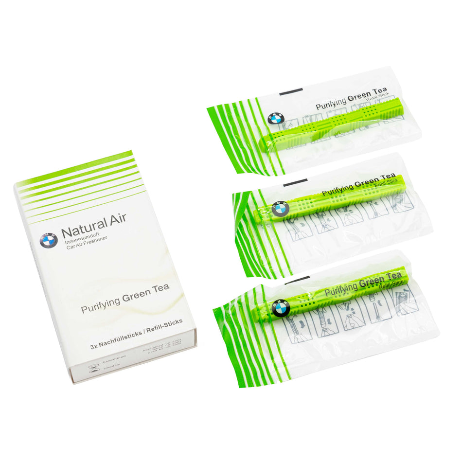 Set of replacement cartridges for air freshener BMW Purifying Green Tea 83122285674 green