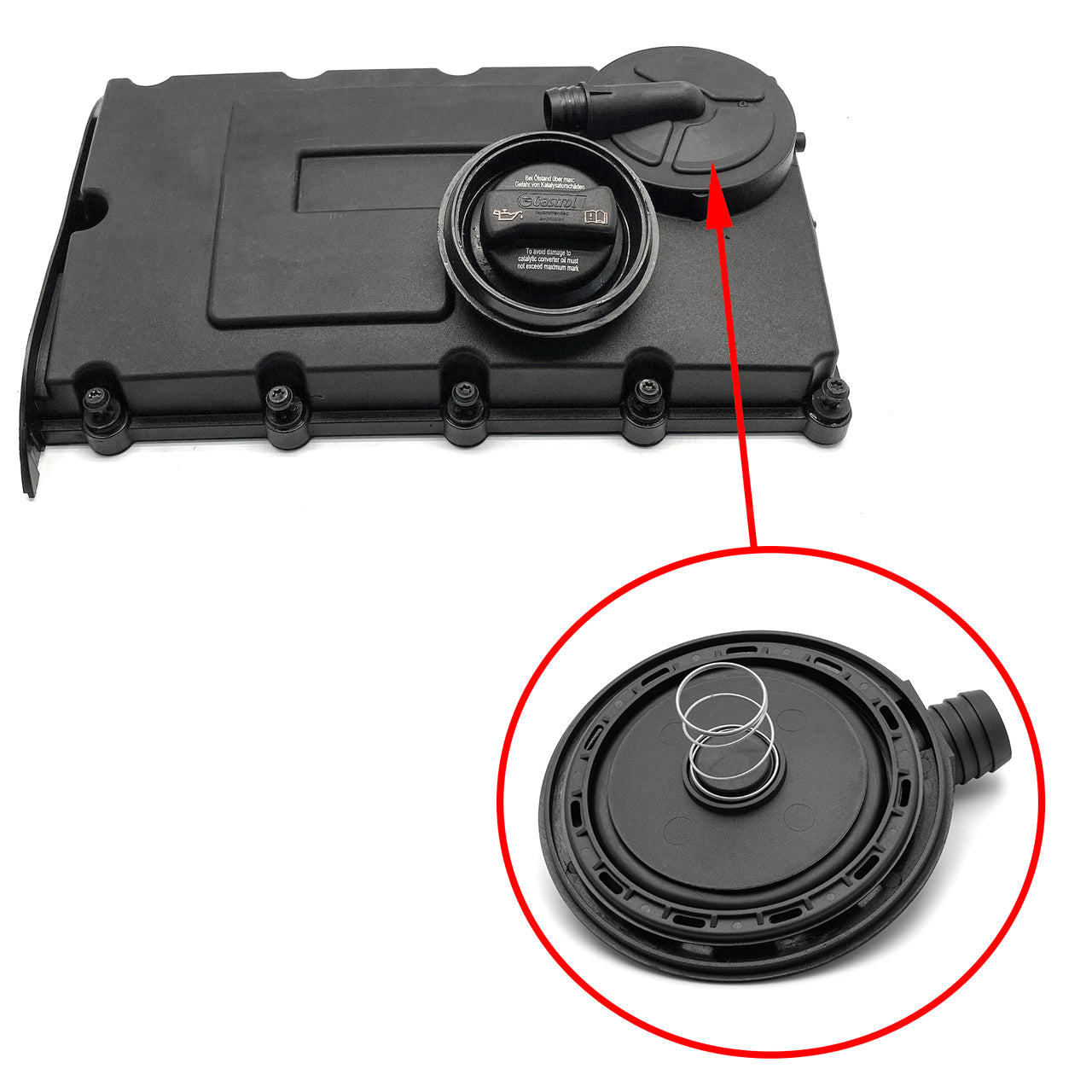 Kit de reparación de tapa de válvulas VAG 2.0 TDI 03G103469N, 03G103469R, 03G103475 1