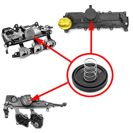 Kit de reparación separador de aceite Renault, Nissan, Opel K9K 8200924262, 8200673395, 1326400Q0H 1