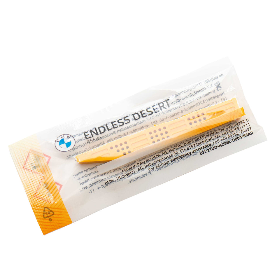 Replacement cartridge for air freshener BMW Natural Air Endless Desert 83125A7DCA4 orange