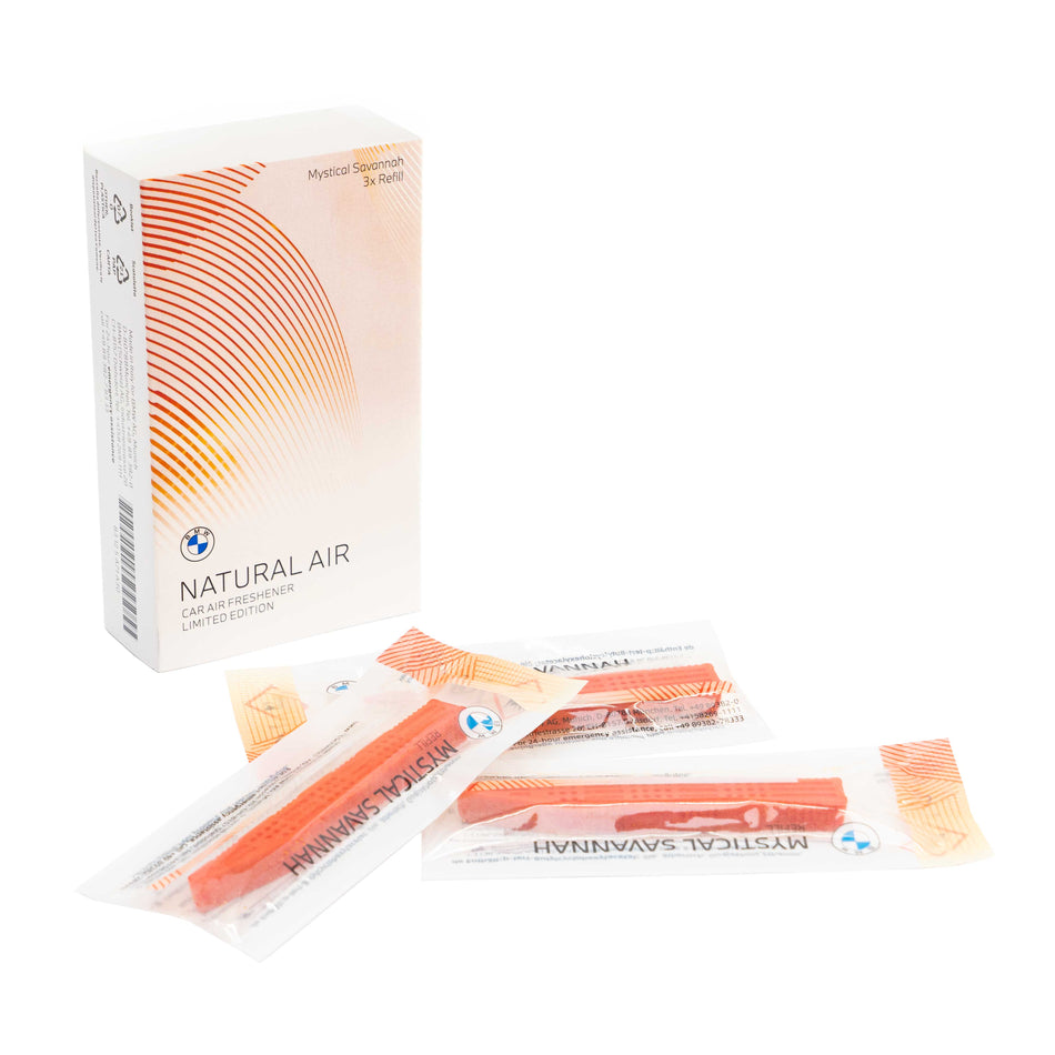 Replacement Cartridges Set for Air Freshener BMW Natural Air Mystical Savannah 83125A71A30