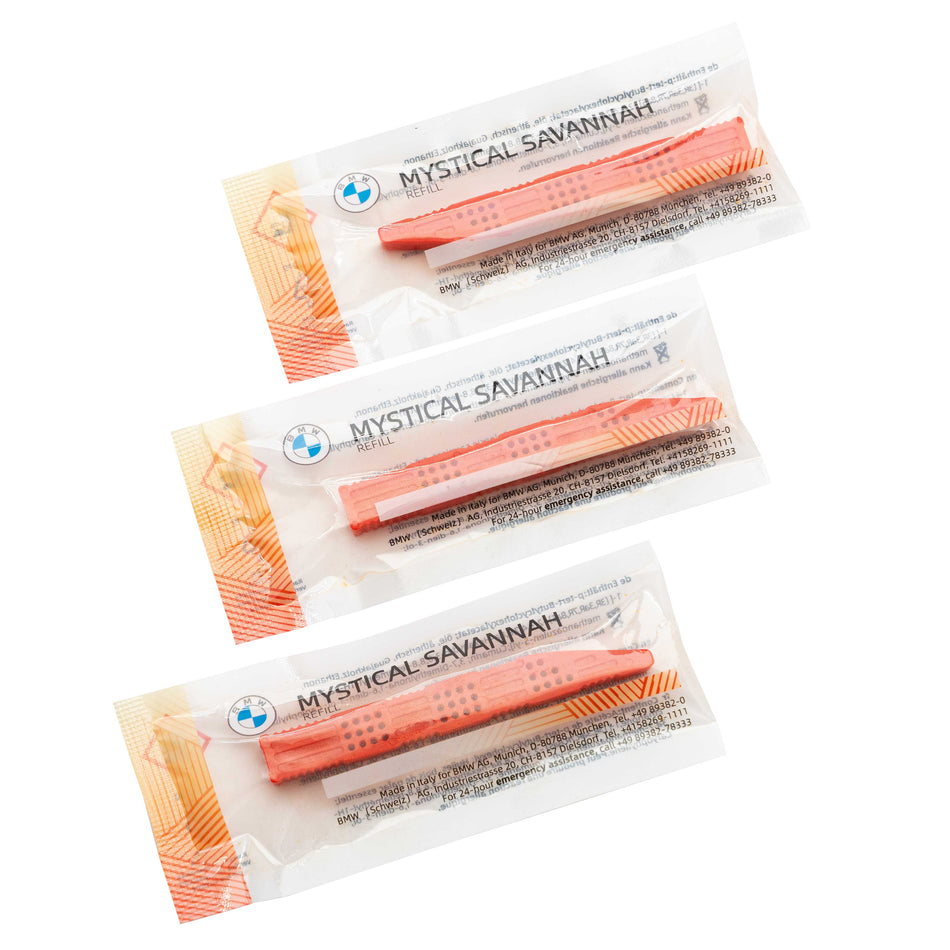 Replacement Cartridges Set for Air Freshener BMW Natural Air Mystical Savannah 83125A71A30